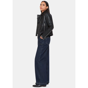 Whistles Agnes Pocket Leather Jacket